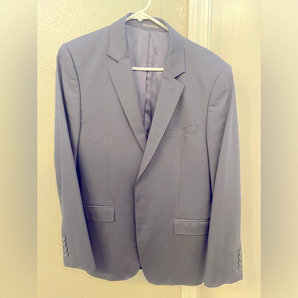 Louis Vuitton sport jacket suit navy blue